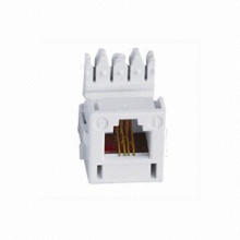 Cat3 Rj11 Телефон UTP 90 градусов Keystone Jack